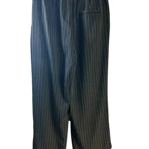 3/$20. Trousers C’est Moi pants woman’s stripe wide leg sm black palazzo style